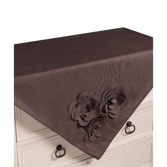 Τραπεζοκαρέ 558 (130cm x 130cm) καφέ