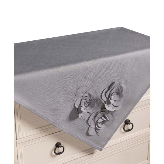 Τραπεζοκαρέ 558 (130cm x 130cm) γκρί