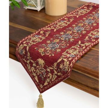 τραβέρσα  (33cm X 125cm)  tr46 μπορντώ