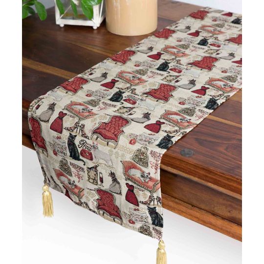 τραβέρσα  (35cm X 175cm)  γάτες