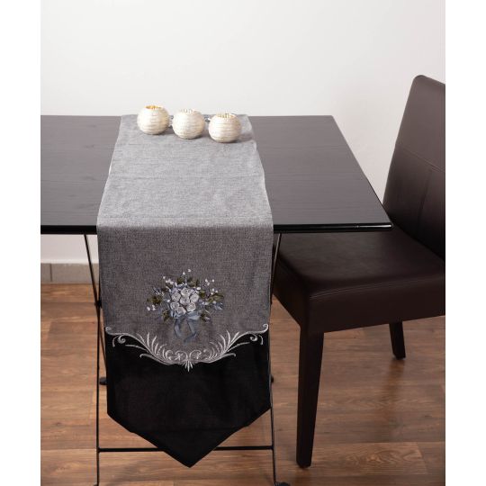 τραβέρσα  (45cm X 170cm)  970 μαύρο