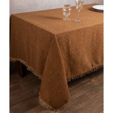 Σενίλ τραπεζομάντηλο 055 (200cm x 280cm) χρυσό