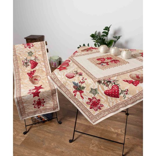 τραπεζοκαρέ (140cm x 140cm) mountain