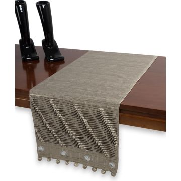 τραβέρσα  (40cm X 170cm)  3819 λαδί