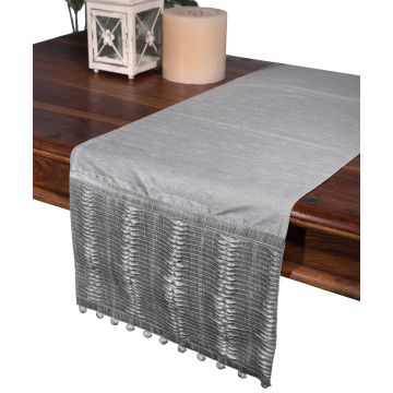 τραβέρσα  (40cm X 170cm)  3819 πλισέ γκρι