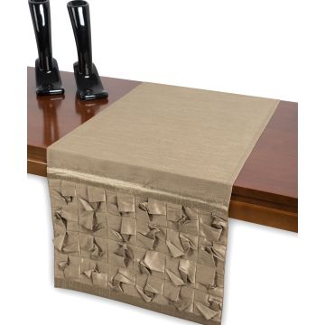 τραβέρσα  (40cm X 170cm)  3918 λαδί ανοιχτό