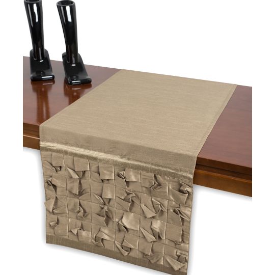 τραβέρσα  (40cm X 170cm)  3918 λαδί ανοιχτό