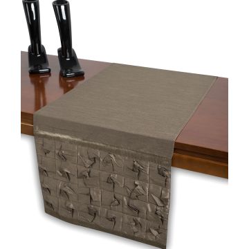 Silk Fashion καρέ  (85cm X 85cm) 3918 λαδί σκούρο