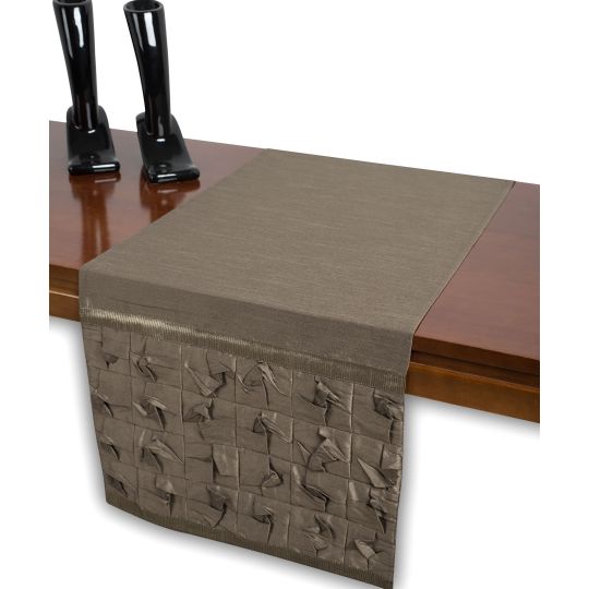 Silk Fashion καρέ  (85cm X 85cm) 3918 λαδί σκούρο