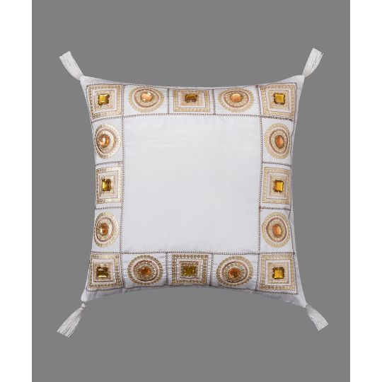 Μαξιλαροθήκη (40cm x 40cm) 612 ΧΝ-03 Λευκό