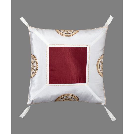 Μαξιλαροθήκη (40cm x 40cm) 612 ΧΜ-45 Μπορντώ