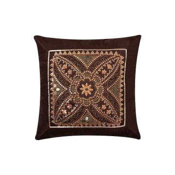 Μαξιλαροθήκη (40cm x 40cm) 703 ΧΝ-30 Καφέ