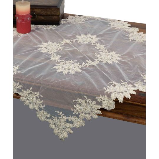 Silk Fashion καρέ (85cm X 85cm) YL2016 χρυσό