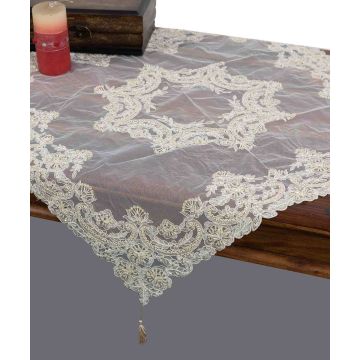 Silk Fashion Διακοσμητικά πετσετάκια (1 τεμάχιο) (50cm X 50cm) YL135-128A χρυσό