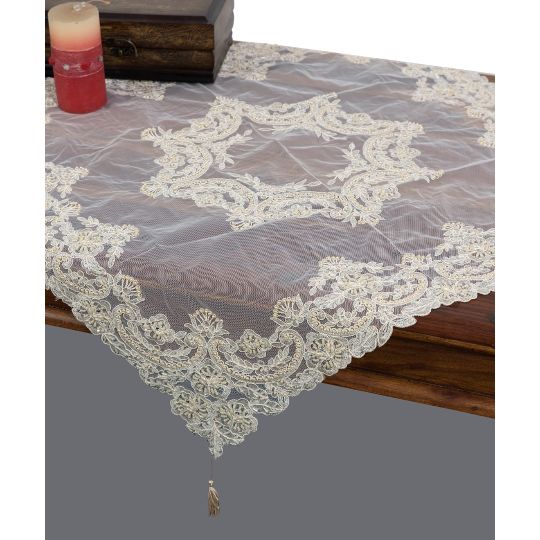 τραπεζοκαρέ  (140cm X 140cm) YL135-128A λευκό