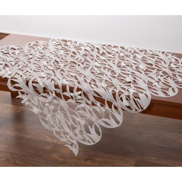 Silk Fashion Καρέ (85cm x 85cm) 7824 Ivory