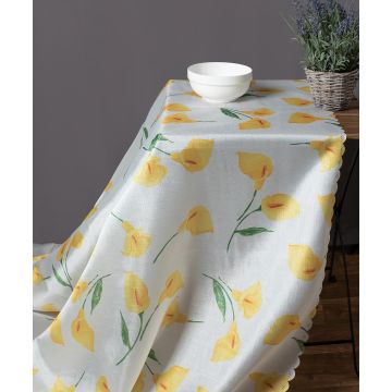 Αλέκιαστο τραπεζομάντηλο 5611 (170cm x 220cm) λευκό Αλέκιαστο τραπεζομάντηλο 5611 (170cm x 220cm) λευκό