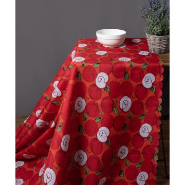 Αλέκιαστο τραπεζομάντηλο H37 (140cm x 180cm) κόκκινο Αλέκιαστο τραπεζομάντηλο H37 (140cm x 180cm) κόκκινο