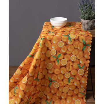 Αλέκιαστο τραπεζομάντηλο 418 (170cm x 220cm) πορτοκαλί Αλέκιαστο τραπεζομάντηλο 418 (170cm x 220cm) πορτοκαλί