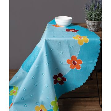 τραπεζομάντηλα 177 ( 140cm x 180cm) σιέλ τραπεζομάντηλα 177 ( 140cm x 180cm) σιέλ