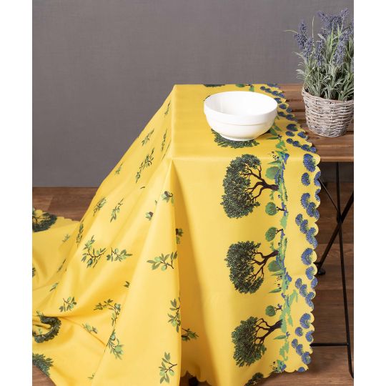 τραπεζομάντηλα (140cm x 180cm) mod2 κίτρινο