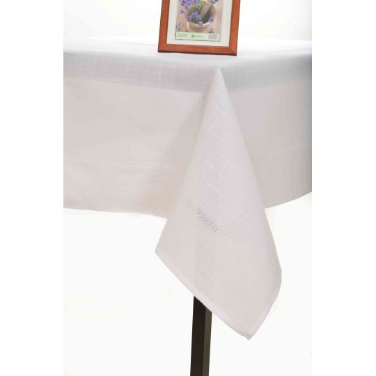 τραπεζομάντηλα nx031 (135cm x 135cm) λευκό