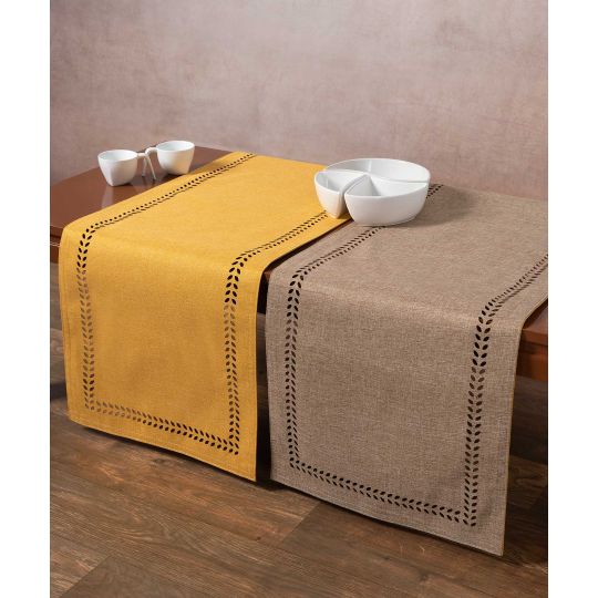 τραβέρσα (40cm x 120cm) bg18 κίτρινο/άμμου