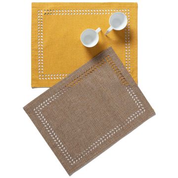 Silk Fashion Σουπλά bg18 (35cm x 45cm) κίτρινο/άμμου