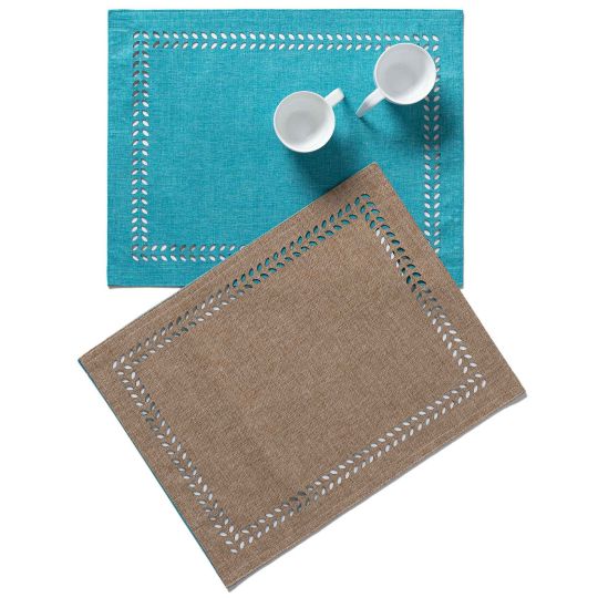 Silk Fashion Σουπλά bg18 (35cm x 45cm) τυρκουάζ/άμμου