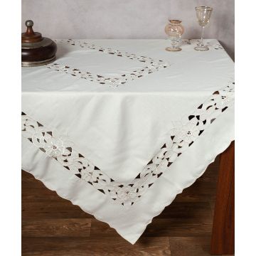 Τραπεζομάντηλο μηχανής κοφτό (150cm x 250cm) 110 μπέζ