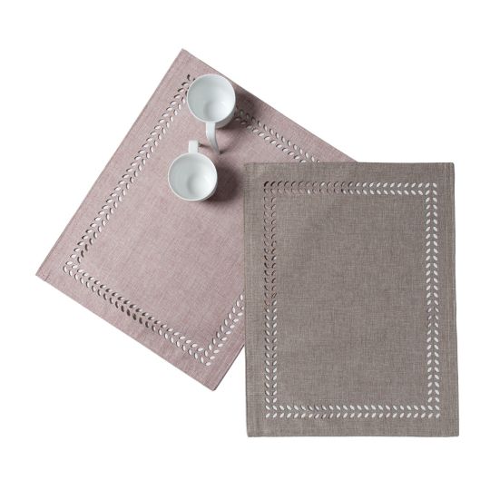 Silk Fashion Σουπλά bg18 (35cm x 45cm) αμέθυστος/ανοιχτό γκρί