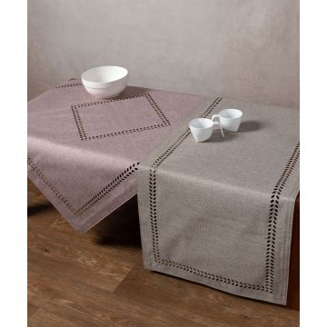 Silk Fashion καρέ (90cm x 90cm) bg18 αμέθυστος/ανοιχτό γκρί