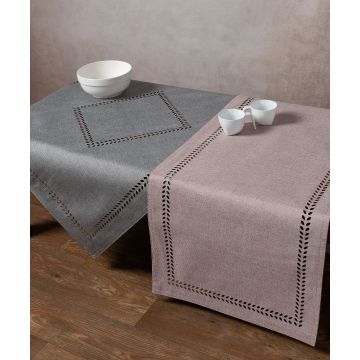 Silk Fashion καρέ (90cm x 90cm) bg18 αμέθυστος/γκρί