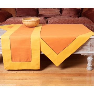 Silk Fashion καρέ (90cm x 90cm)  bg17 ώχρα/κροκί