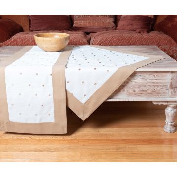 τραπεζομάντηλα (140cm x 180cm) spot μπεζ