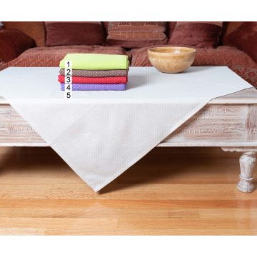 τραπεζομάντηλα (140cm x 180cm) πουά λαχανί