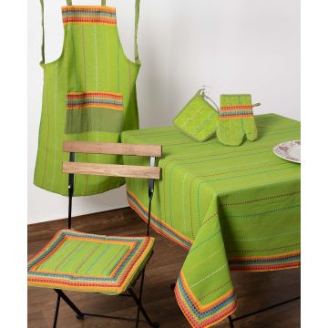 τραπεζομάντηλα (140cm x 180cm) moda ριγέ πράσινο