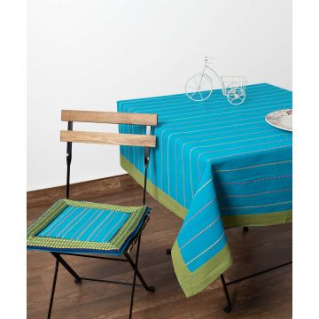 τραπεζομάντηλα (140cm x 240cm)  moda μπλε ριγέ φάσα