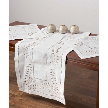 τραπεζομάντηλα (170cm x 170cm) 3279 λευκό