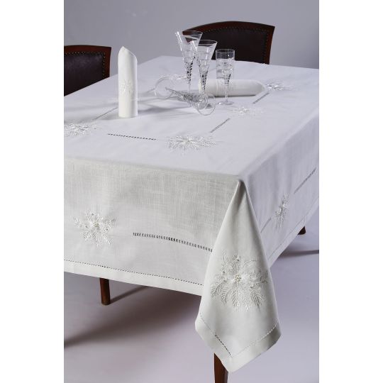τραπεζομάντηλα (160cm x 220cm) 4006 λευκό