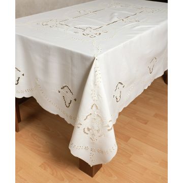 Τραπεζομάντηλο μηχανής 563 (165cm x 220cm) Μπέζ