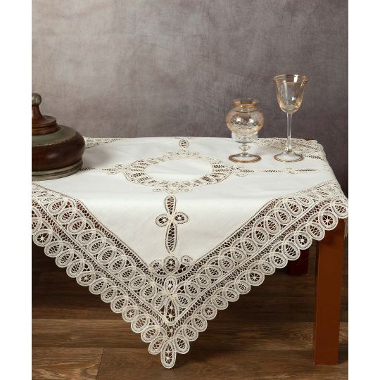 Καρέ 4002 (90cm x 90cm) μπέζ