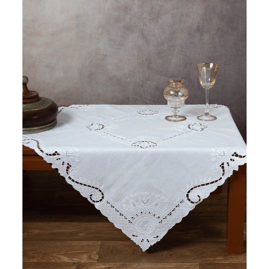 Χειροποίητο καρέ 461 (90cm x 90cm) λευκό