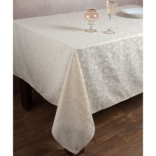Ζακάρ τραπεζομάντηλο 1010 (180cm x 320cm) μπέζ