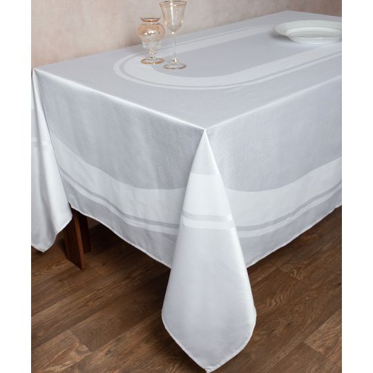 Ζακάρ τραπεζομάντηλο 423 (180cm x 220cm) λευκό