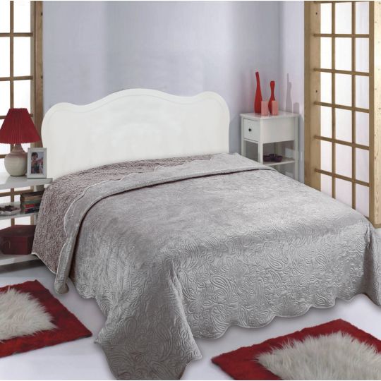 Κουβέρτα βελούδο με sherpa NX2211 (160cm x 220cm) beige της Silk Fashion