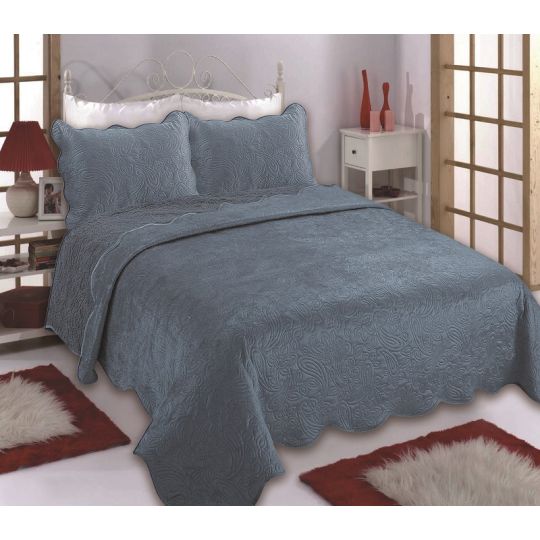 Κουβέρτα βελούδο με sherpa  (220cm x 240cm + 2x50cm x 70cm) raf της Silk Fashion