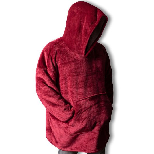 Πόντσο-κουβέρτα (One size) Μπορντώ