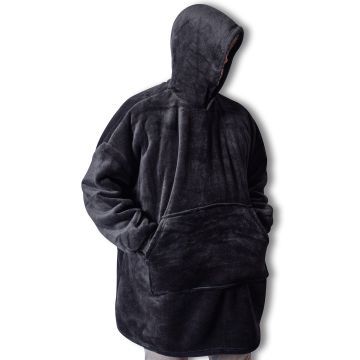 Πόντσο-κουβέρτα (One size) μαύρο