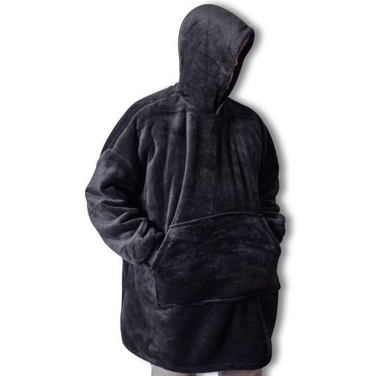 Πόντσο-κουβέρτα (One size) μαύρο